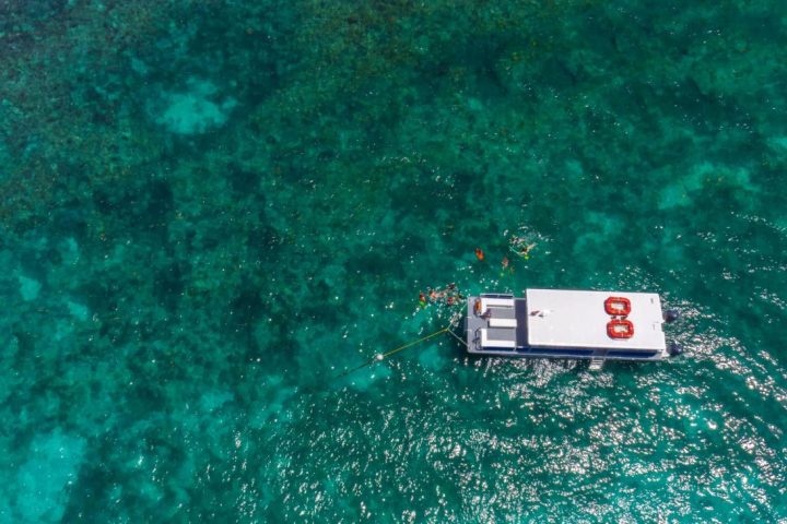 a close up of a swimming pool