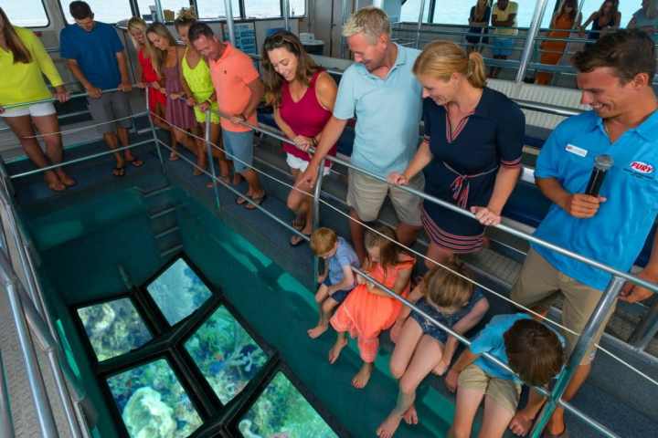 a group of people in a room