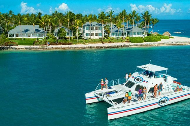 a small boat in a body of water