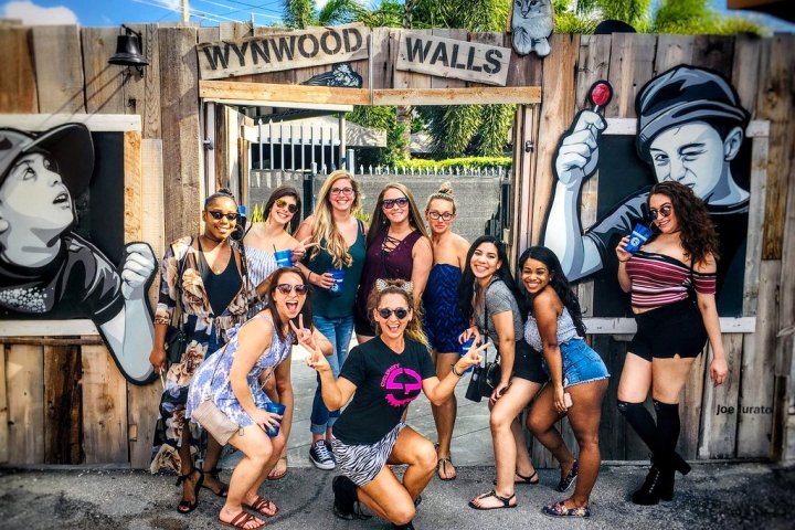 a group of people posing for a photo